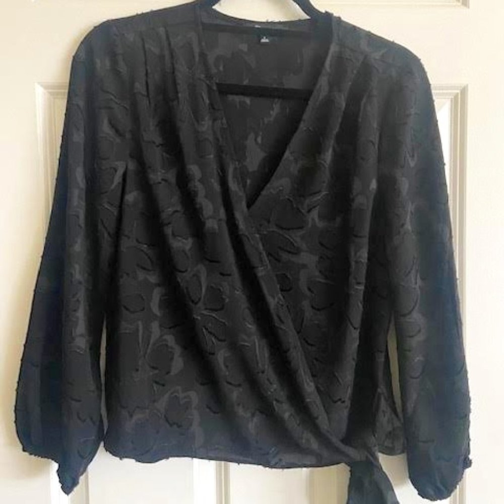 Black Long Sleeve Madewell Top - Size Small